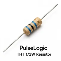 Product PulseLogic THT 1/2W Resistor model 09E0E5 Image