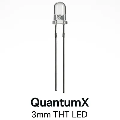 Product QIX 3mm THT LED model 1402848402118AF25B3 Image