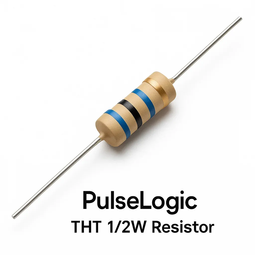 PulseLogic THT 1/2W Resistor model 9CA6DD
