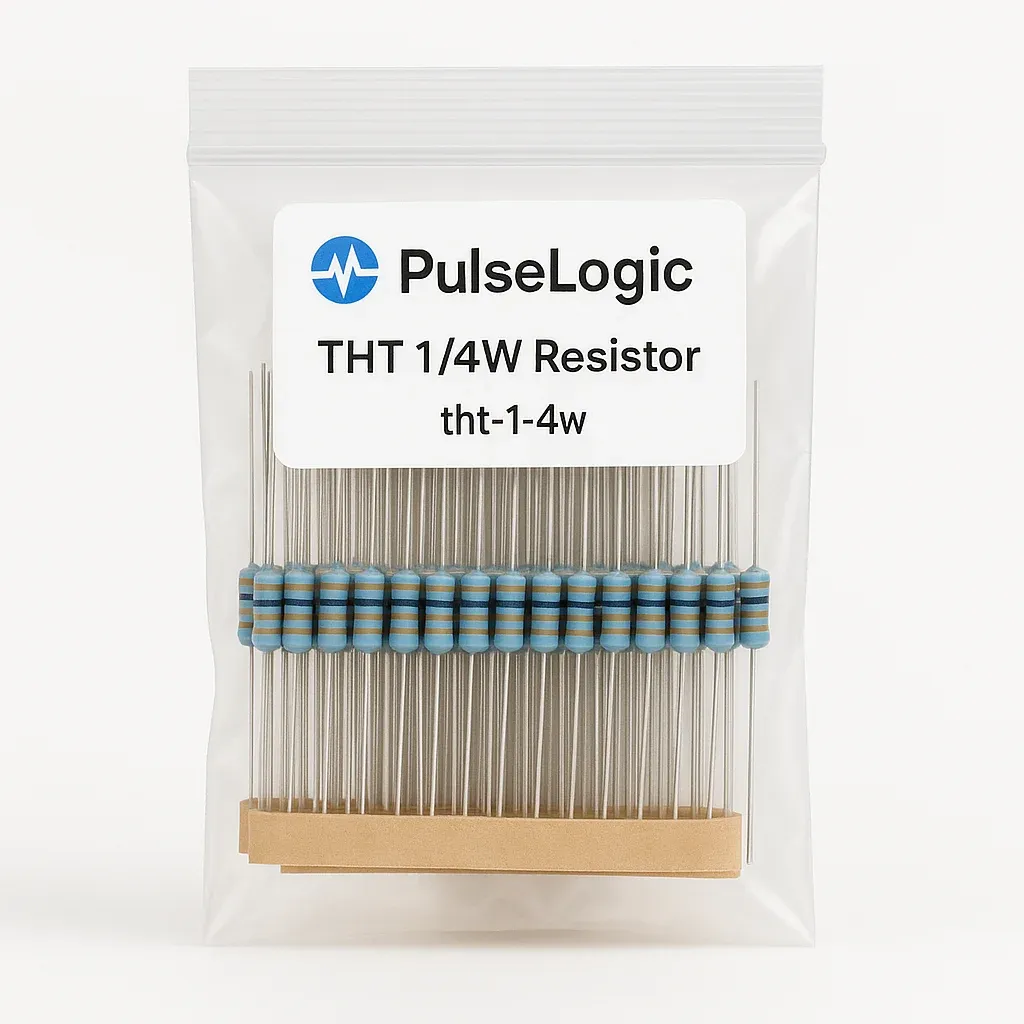PulseLogic THT 1/4W Resistor model E11BD3