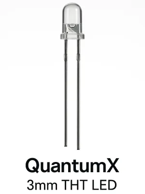 QIX 3mm THT LED model B7412D